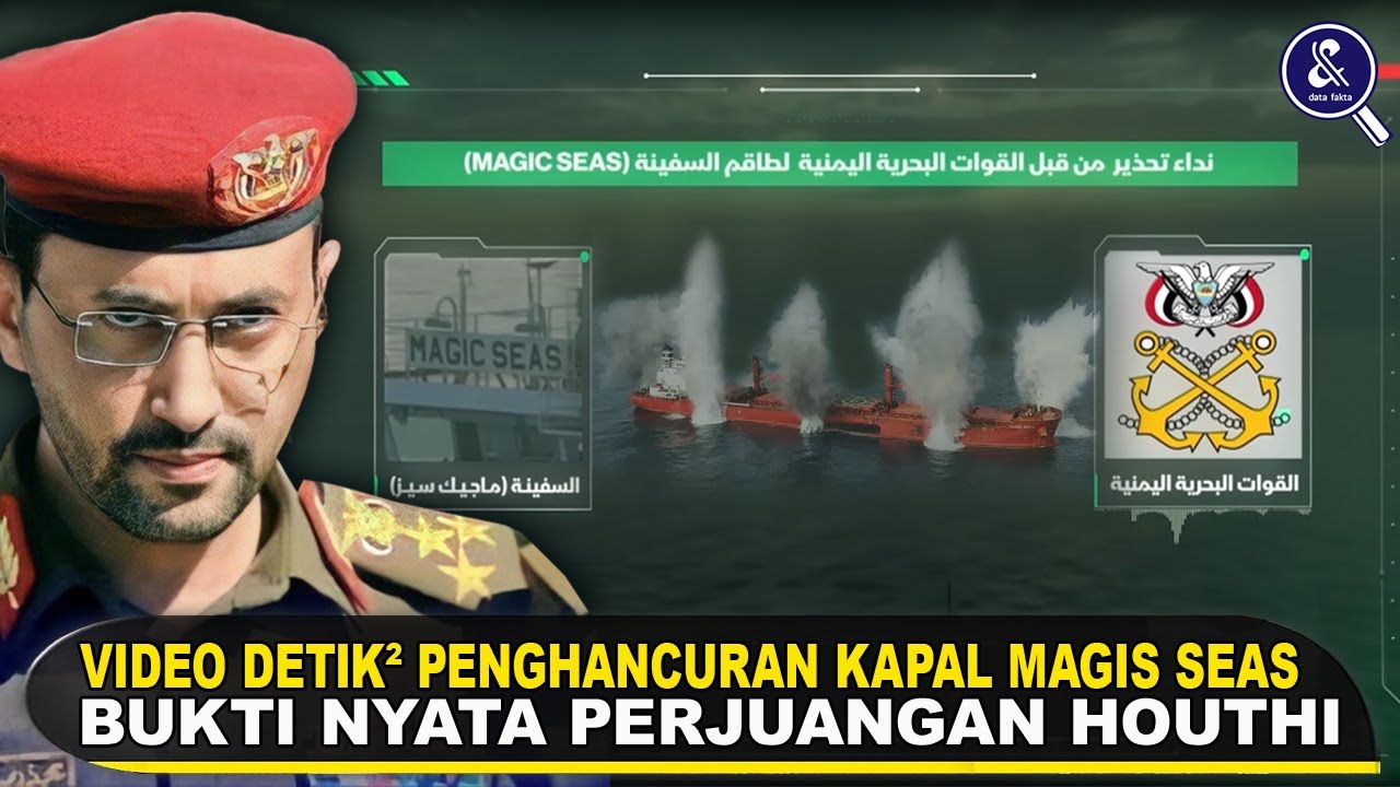 Youtube Thumnail image of : VIDEO LANGKA! REKAMAN HOUTHI HANCURKAN KAPAL² ISRAEL DI LAUT MERAH -- Bukti Nyata Perjuangan Houthi